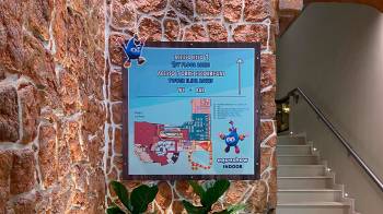 Sinalética em dibond decorado a vinil 1