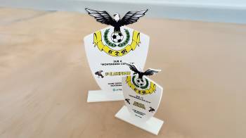 Troféus em PVC